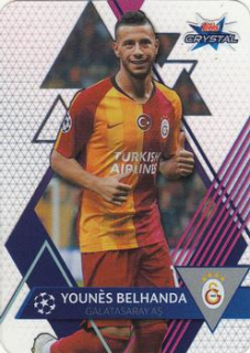 Younes Belhanda Galatasaray AS 2019/20 Topps Crystal Champions League Base card #99